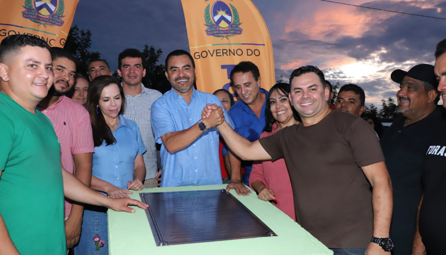 Governador Wanderlei Barbosa inaugura R$ 3 milhões em obras em Rio dos Bois, que completa 32 anos de emancipação
