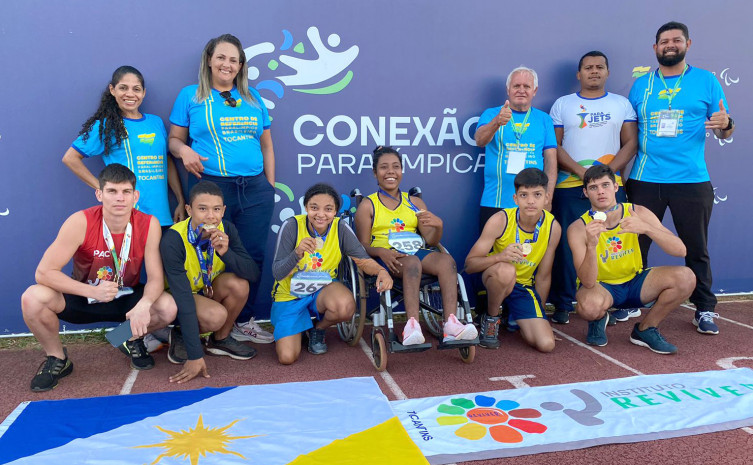 Com o apoio do Governo do Tocantins, atletas do Clube Reviver conquistam 23 medalhas em evento paradesportivo do Comitê Paralímpico Brasileiro
