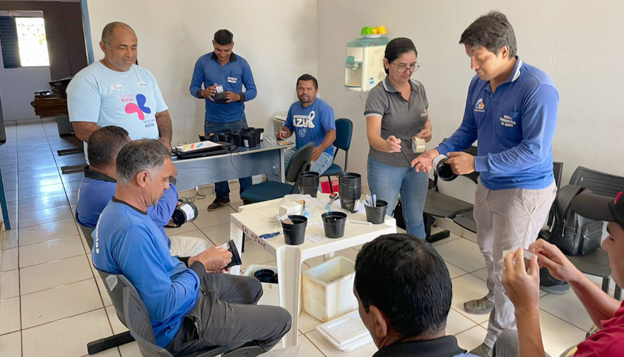 Saúde capacita agentes de endemias de Goiatins, primeira cidade a implantar novo monitoramento do mosquito aedes aegypti