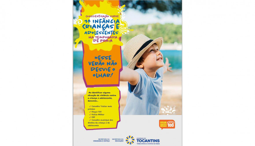 Cidadania e Justiça promove blitz de conscientização sobre a primeira infância, criança e adolescente na Temporada de Praia 2023