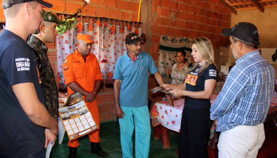 Projeto Foco no Fogo supera a marca de 7,8 mil pessoas alcançadas pela ação de prevenção