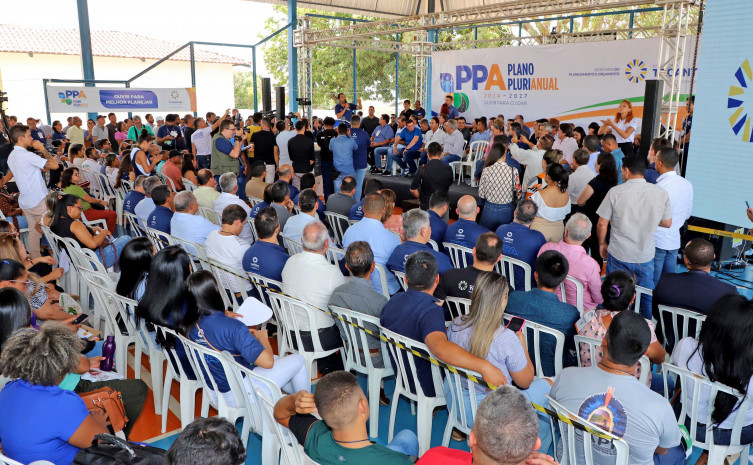 Governador Wanderlei Barbosa e vice Laurez Moreira abrem PPA em Gurupi e destacam a participação popular no desenvolvimento do sul do Estado