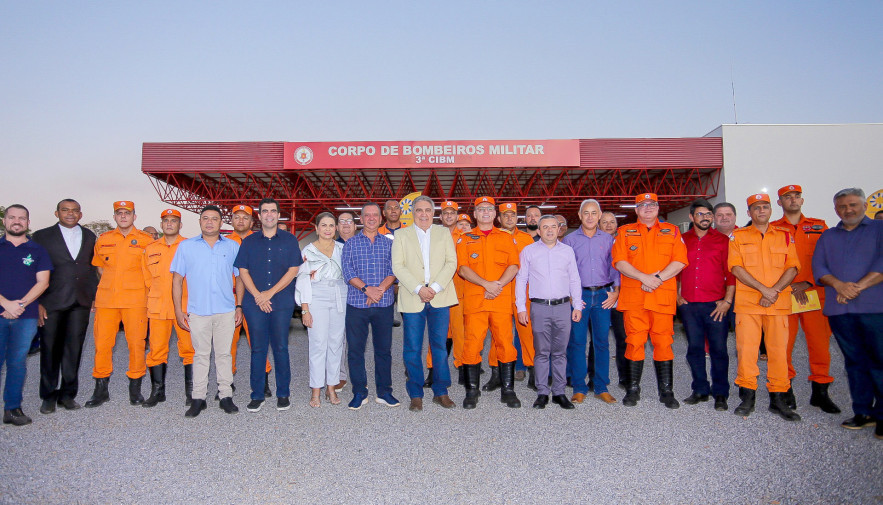 Em Porto Nacional, vice-governador Laurez Moreira inaugura nova sede da 3ª Companhia de Bombeiros Militar e reforça compromisso do Governo do Tocantins com a população