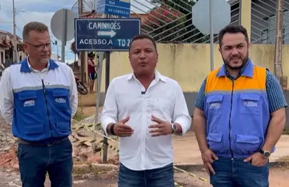 Axixá do Tocantins cede ruas como rotas alternativas para caminhões e recebe da Ageto garantia de manutenção e recuperação