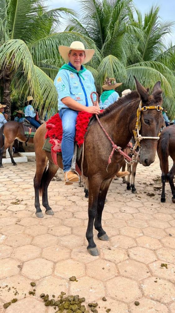 Wiston Gomes marca presença na 9ª Tropeada de Muladeiros